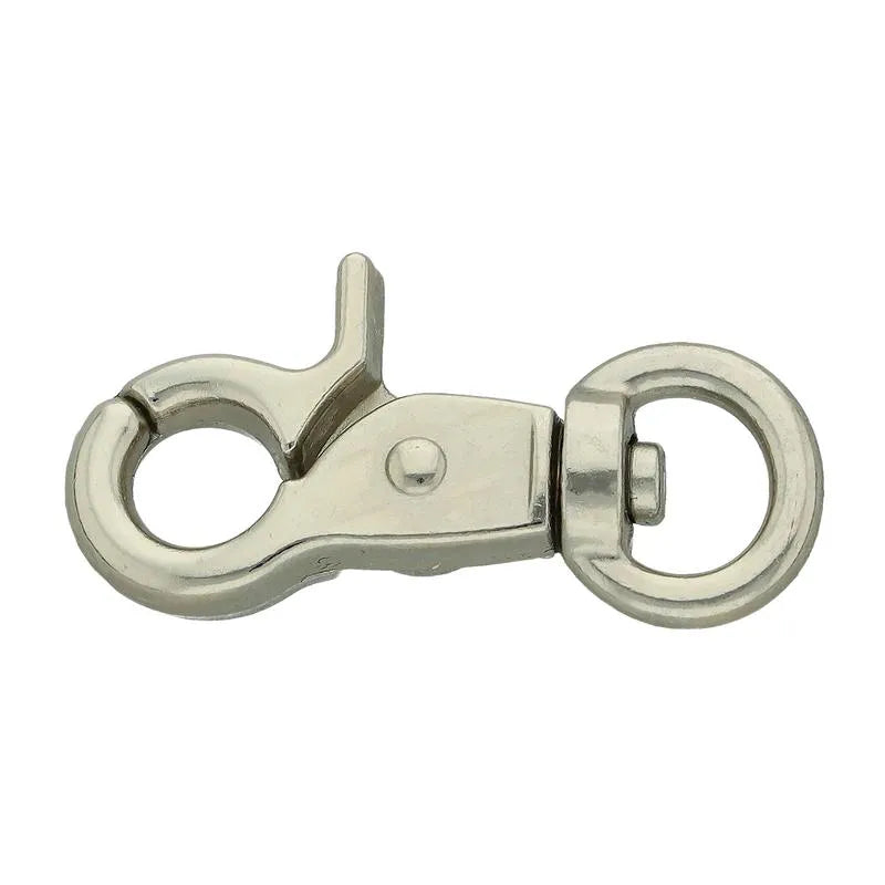 Scherenkarabiner 45 mm/10 vernickelt