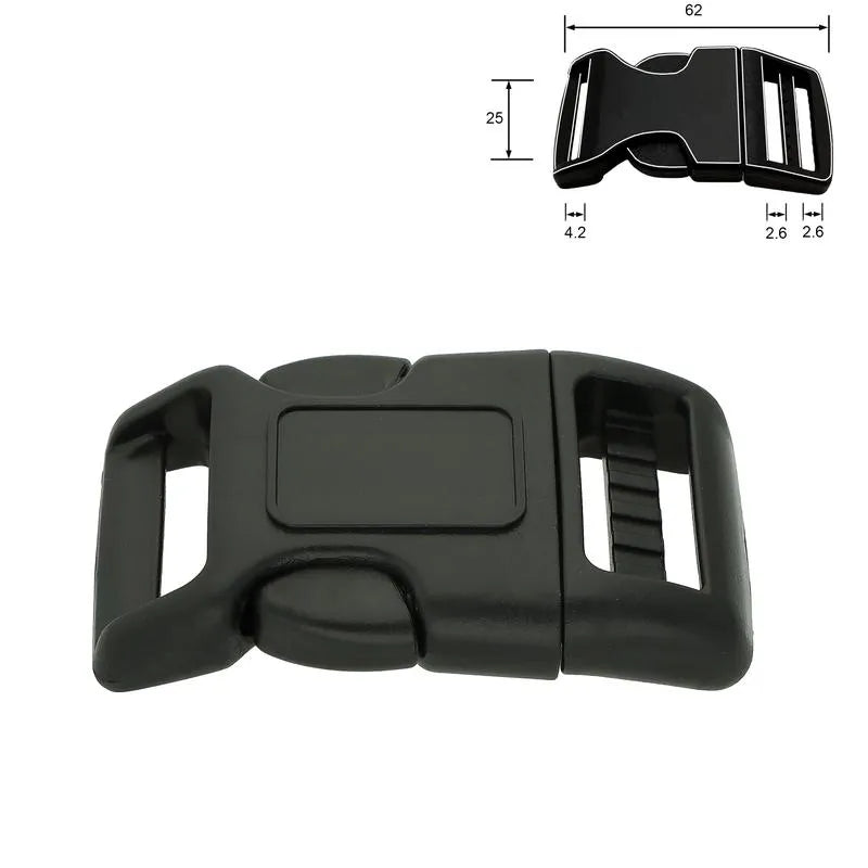 Kunststoff-Steckschnalle gebogen