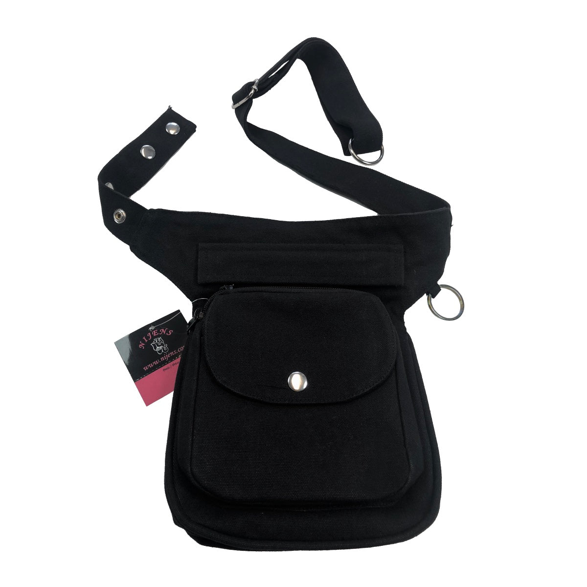 Nijens Gassitasche Hannover Black HS-7703 Canvas