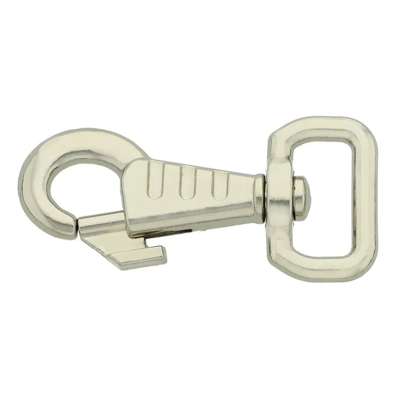 Karabiner Deluxe 49 mm/16 vernickelt