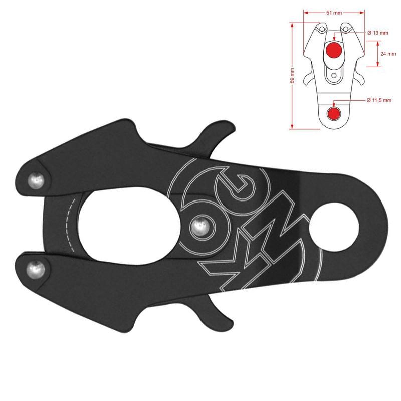 Karabiner Aluminium FROG Cable