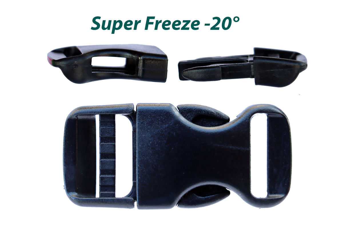 Kunststoff-Steckschnalle frostbeständig 20/25 mm