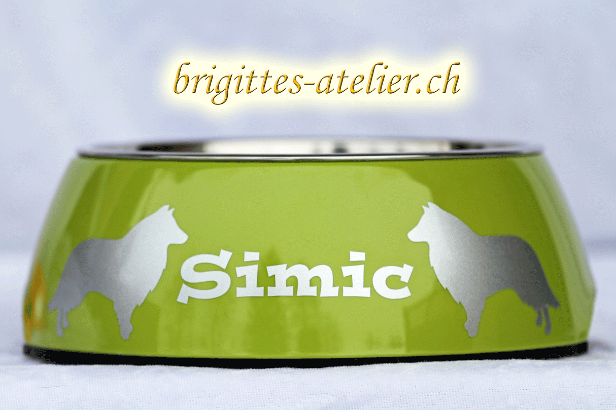 Hunter Melaminnapf limone