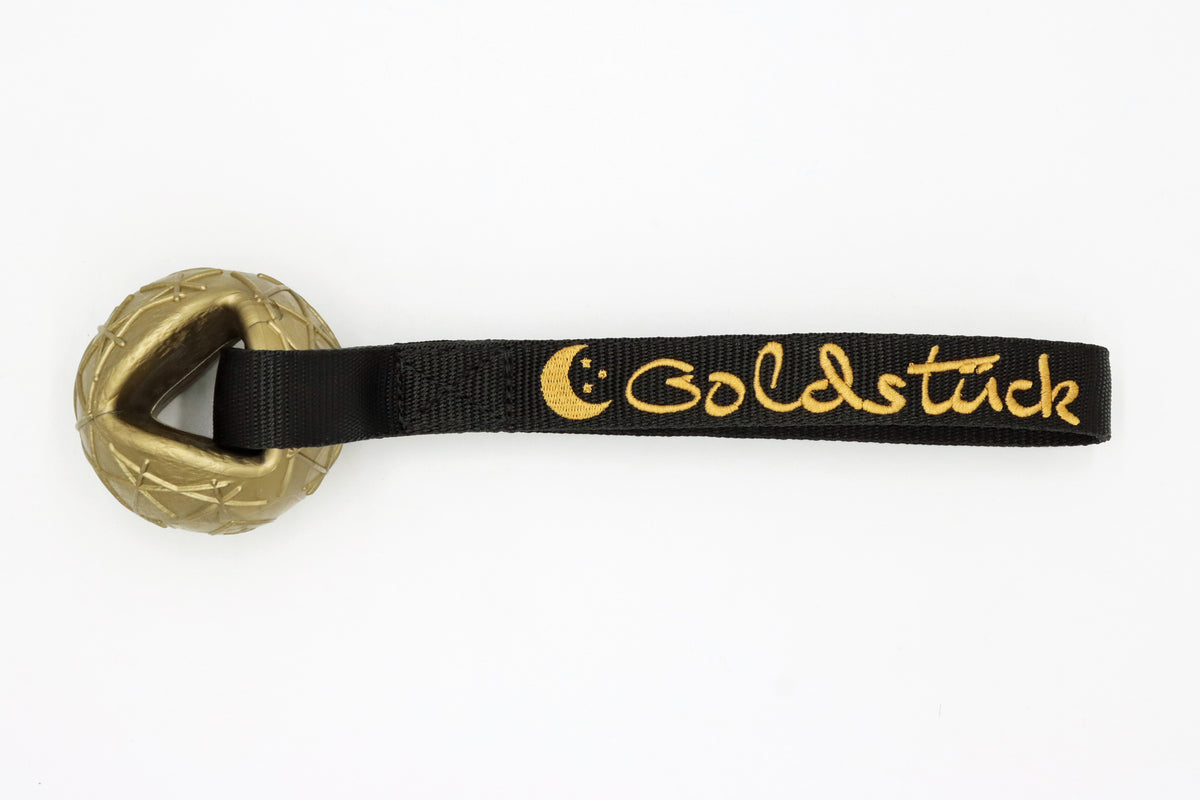 Goldstück MOBY SOFTBAITS Ball 7 x 6 cm / Total Länge ca. 30 cm / Bandbreite 2.5 cm / Schlaufe