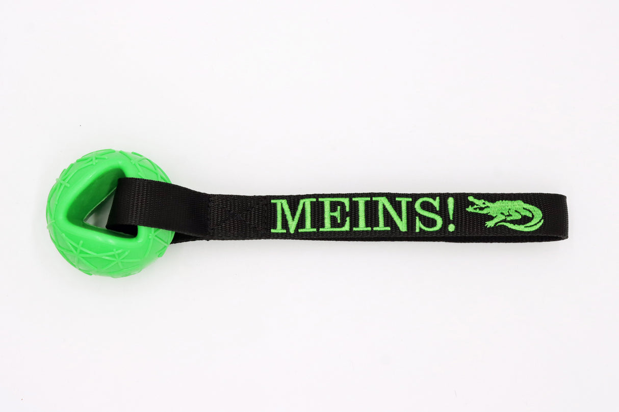 MEINS! MOBY SOFTBAITS Ball 7 x 6 cm / Total Länge ca. 30 cm / Bandbreite 2.5 cm / Schlaufe