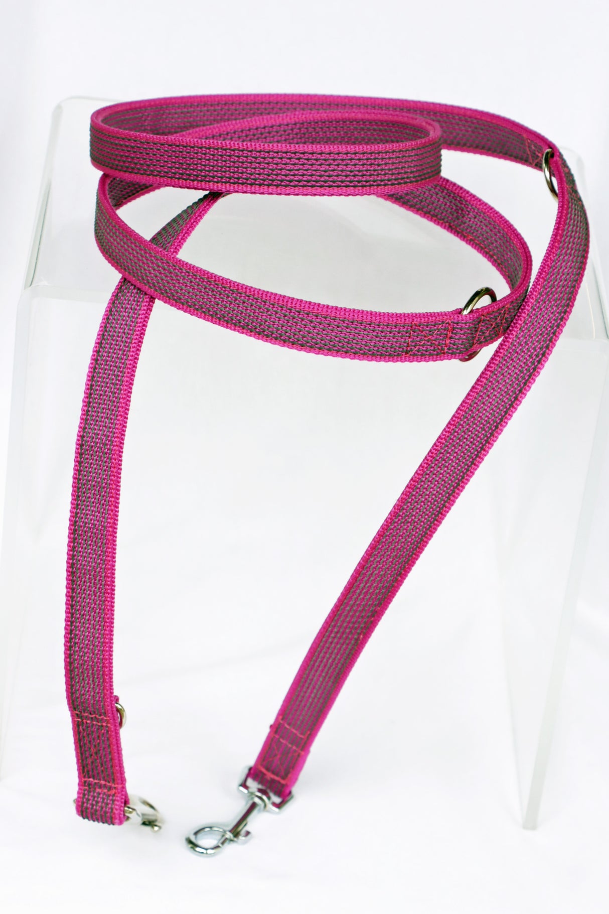 Anti-Rutsch ABS Leine gummiert / 3-fach verstellbar