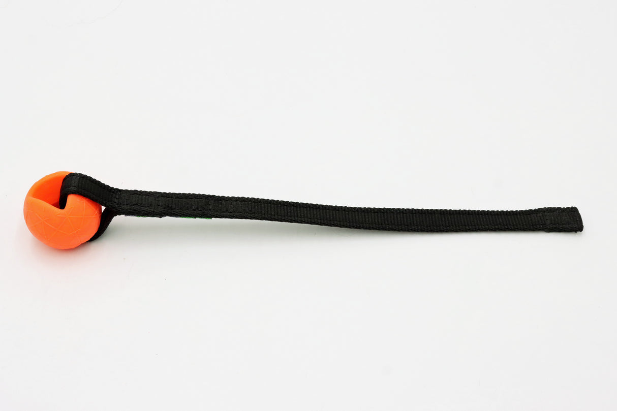 MOBY SOFTBAITS Ball mini 5.5 x 3.8 cm / Total Länge ca. 35 cm / Bandbreite 1.5 cm / Band UNI