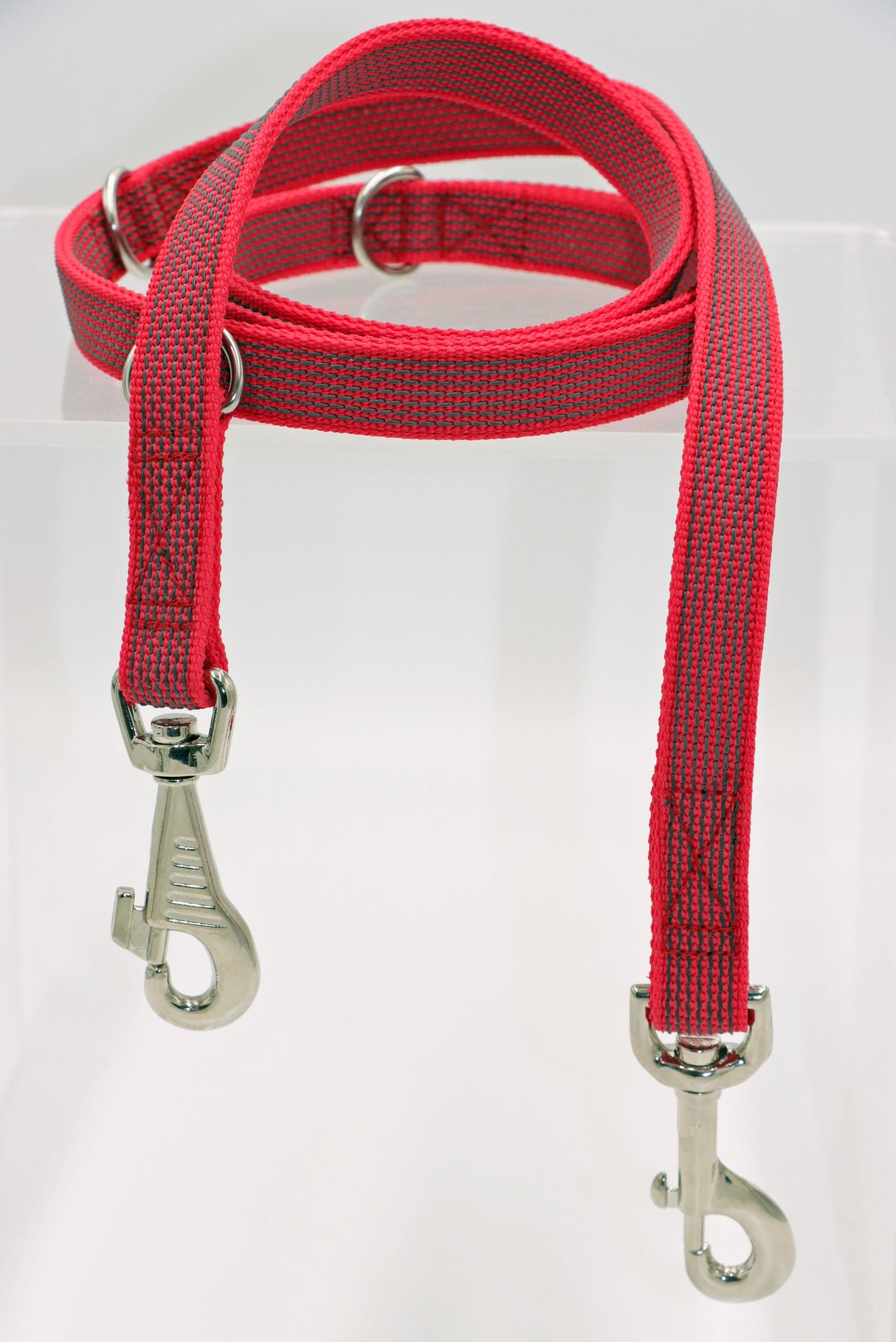 Anti-Rutsch ABS Leine gummiert / 3-fach verstellbar