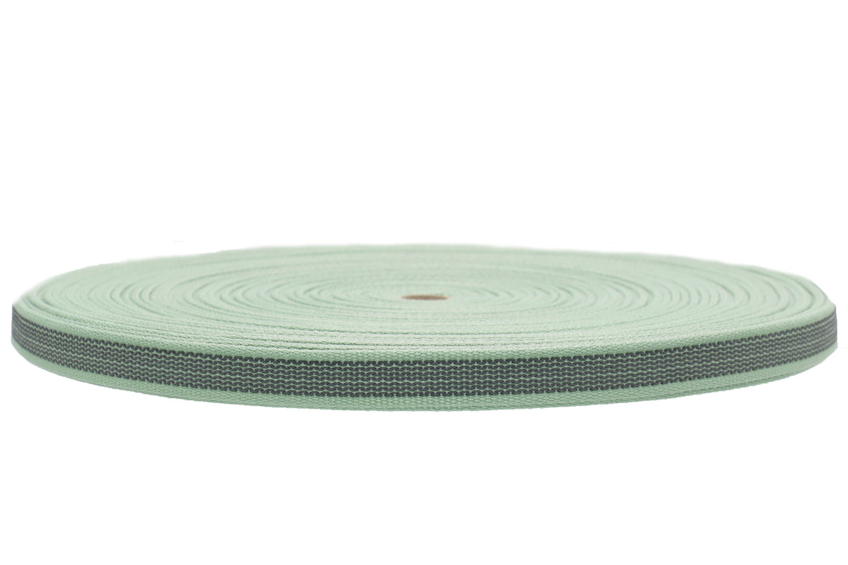 Anti-Rutsch -Baumwolltouch Gurtband- Made in Germany - OEKO-TEX® Klasse 1 / 20 mm jade pastell (400)