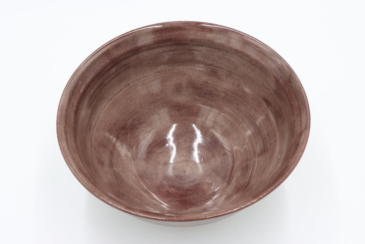 Keramikschüssel "Terra Rouge" – Große Keramikschüssel in erdigem Rotbraun