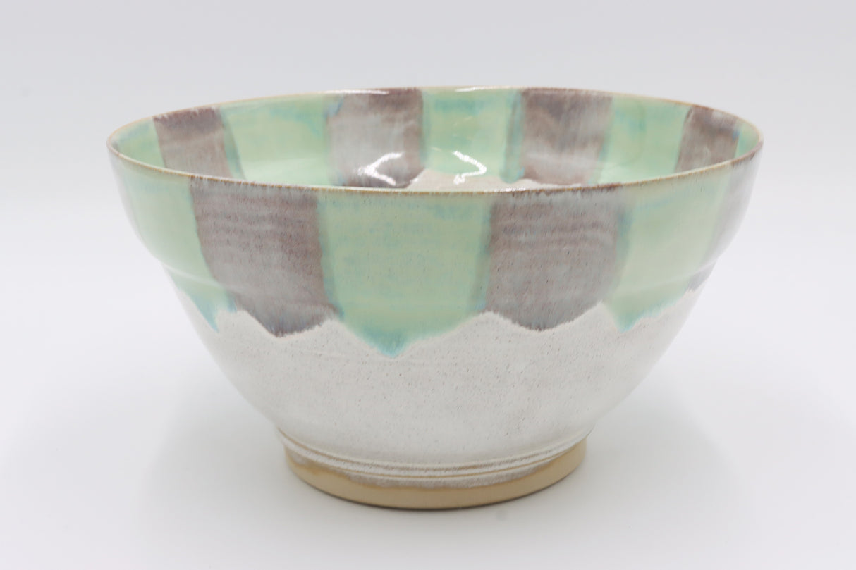 Keramikschüssel "Silva Pastell" – Große Schale mit zartem Naturakzent