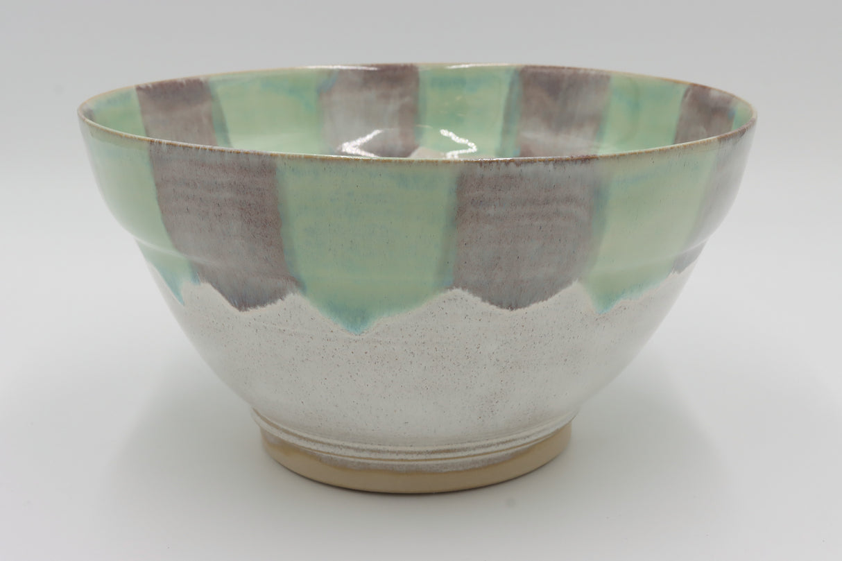 Keramikschüssel "Silva Pastell" – Große Schale mit zartem Naturakzent