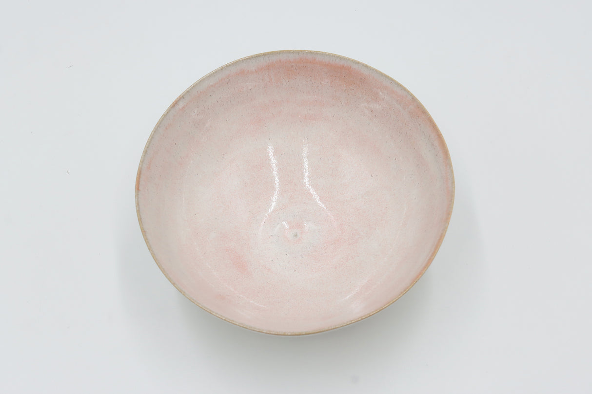 Keramikschüssel "Rosée" – Zarte Keramikschale in Rosa & Weiß