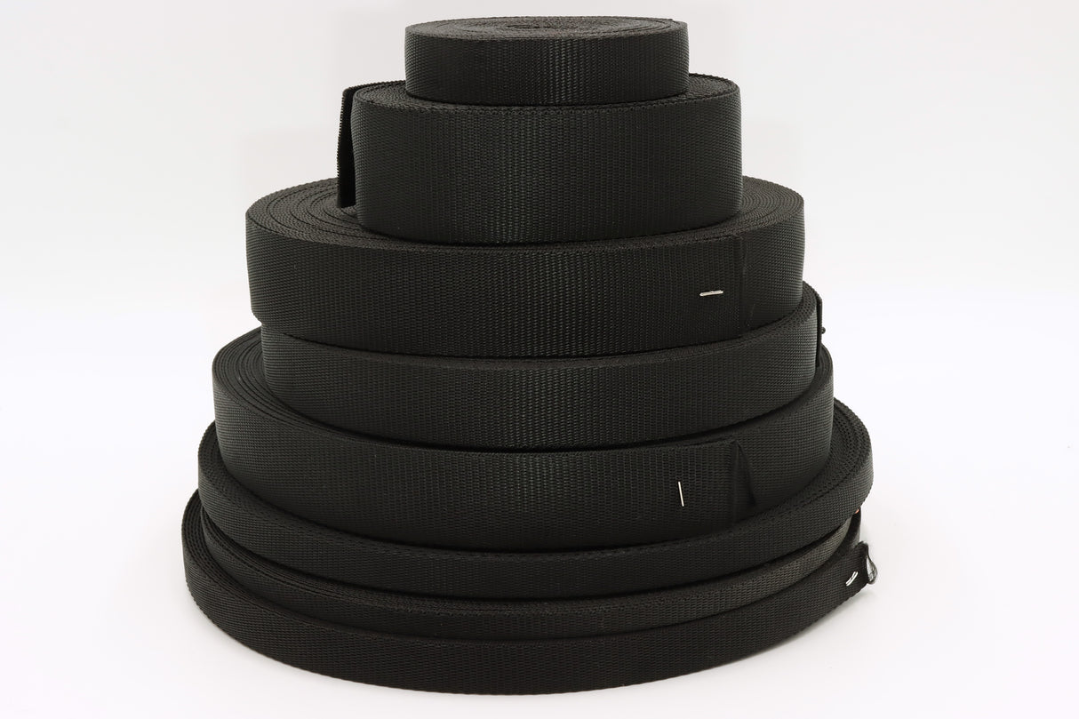 Polypropylen Gurtband ( PP ) schwarz