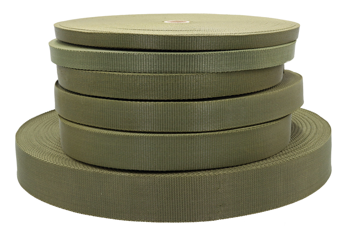 Polypropylen Gurtband ( PP ) oliv