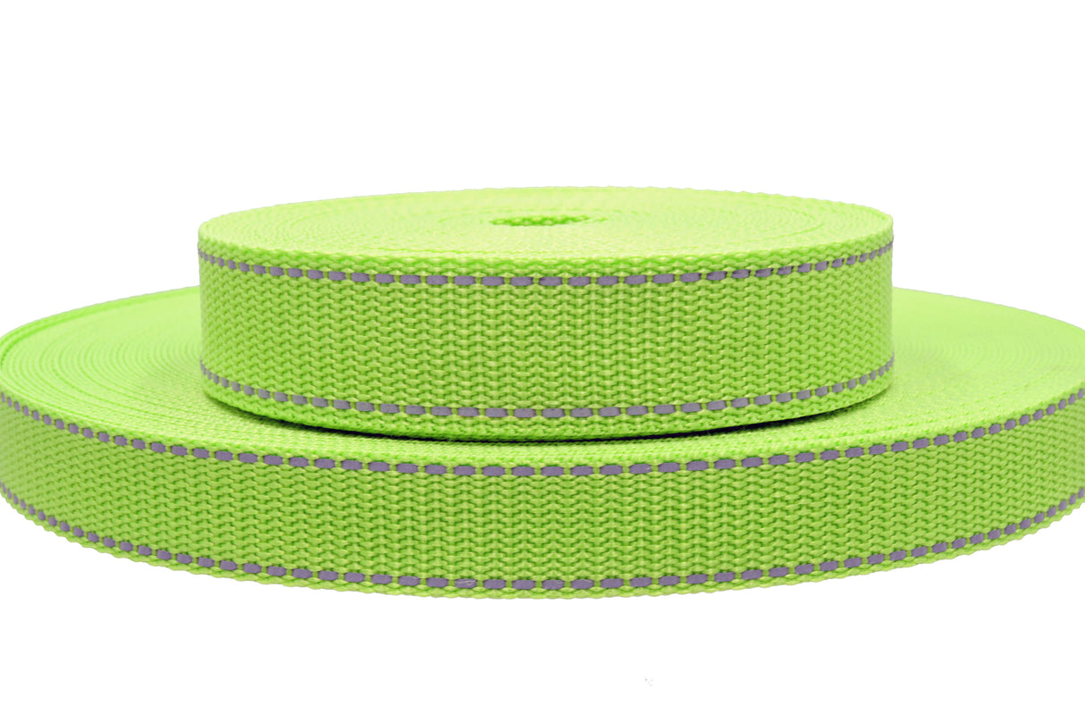 Polypropylen Gurtband ( PP ) limone reflektierend
