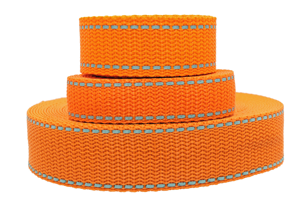 Polypropylen Gurtband ( PP ) orange reflektierend