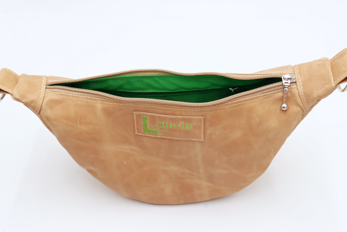 Crossbody Bag aus echtem Leder / Schweizer Handarbeit 'Terra Eleganza'