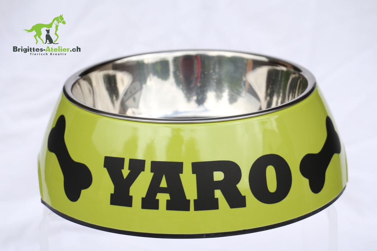 Hunter Melaminnapf limone