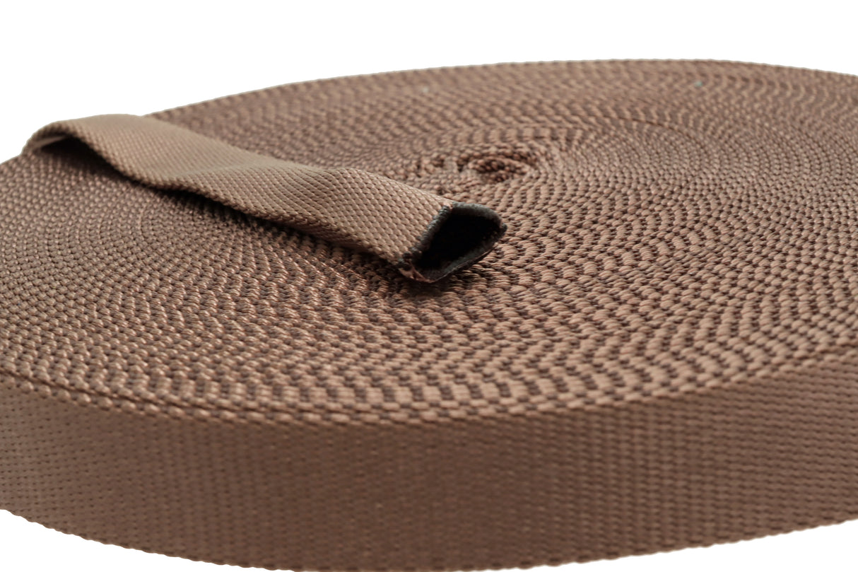 Schlauchgurt braun ( PA ) ca. 2.3 mm