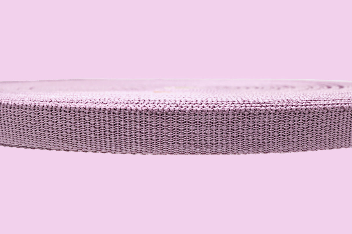 OEKO TEX Gurtband flieder / mit 1.8 m Stärke (PES)