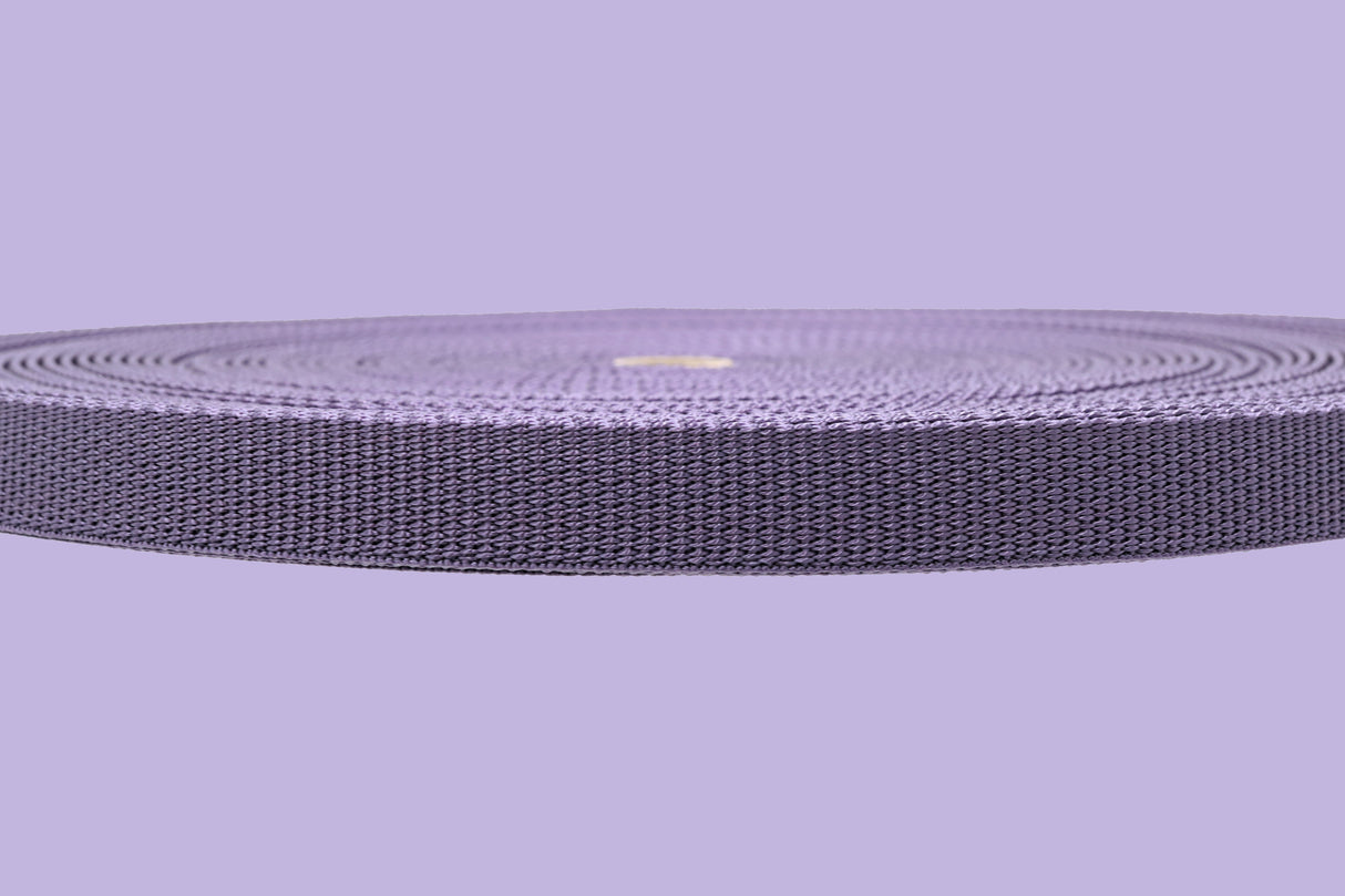 OEKO TEX Gurtband violett / mit 1.8 m Stärke (PES)