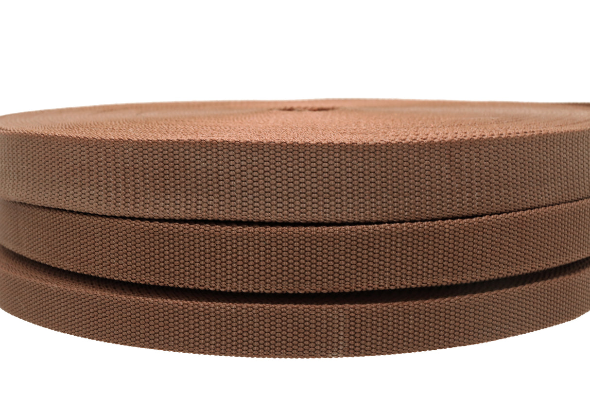 Polypropylen Gurtband dunkelbraun ( PP ) 2.1 mm
