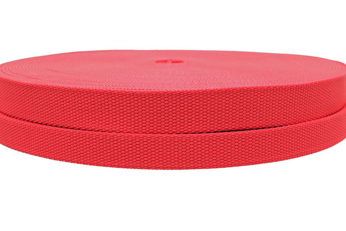 Polypropylen Gurtband rot ( PP ) 2.1 mm