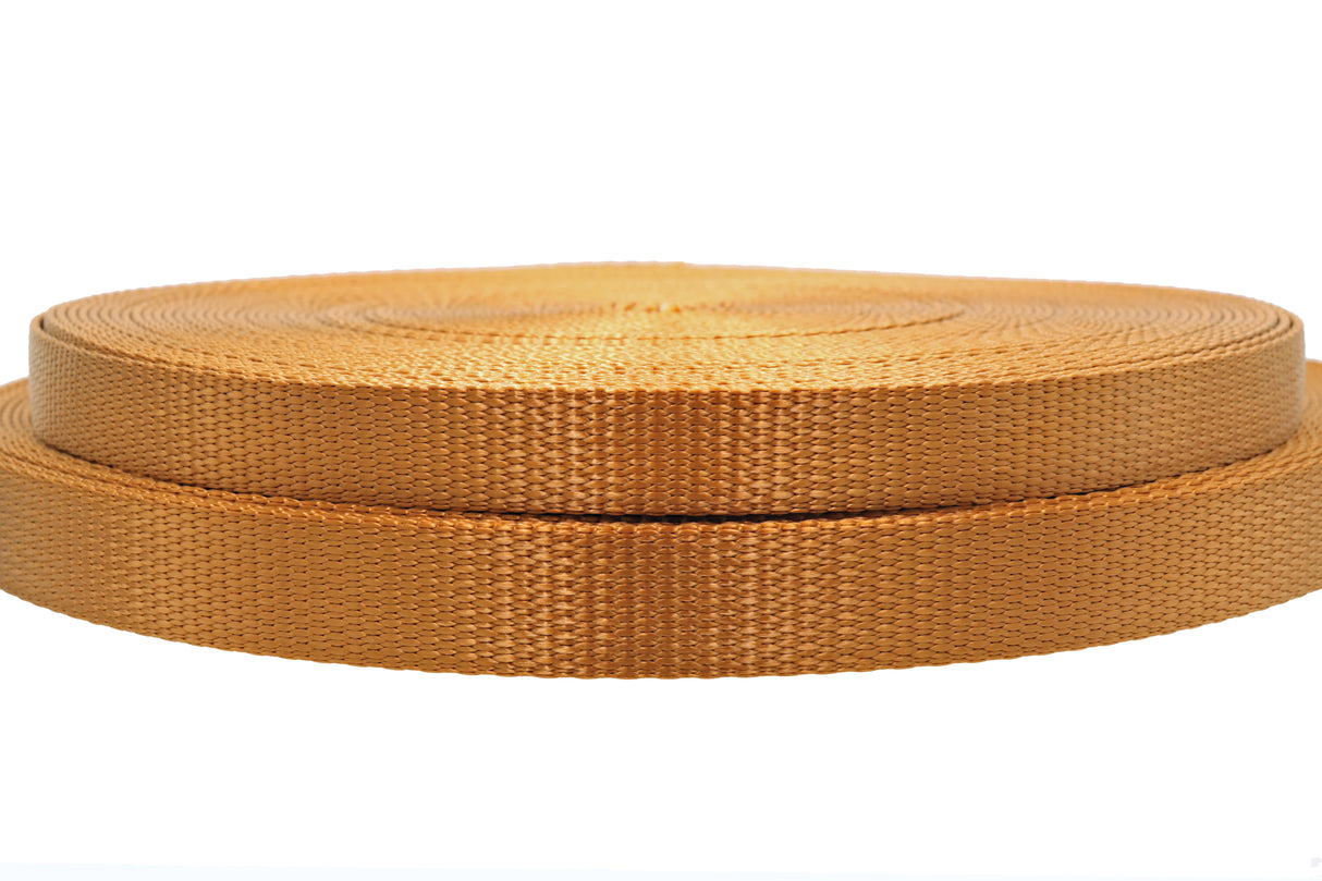 Polyamid Gurtband goldbraun ( PA ) 2.1 mm