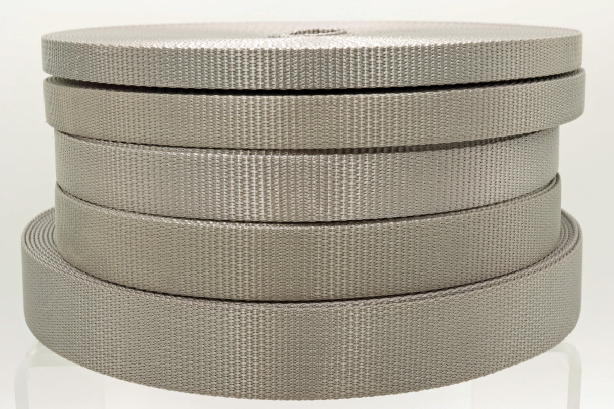 Polyamid Gurtband silber 730 ( PA ) 2.1 mm