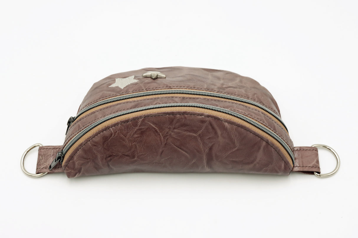 Crossbody Bag aus echtem Leder / Schweizer Handarbeit 'Sienna'