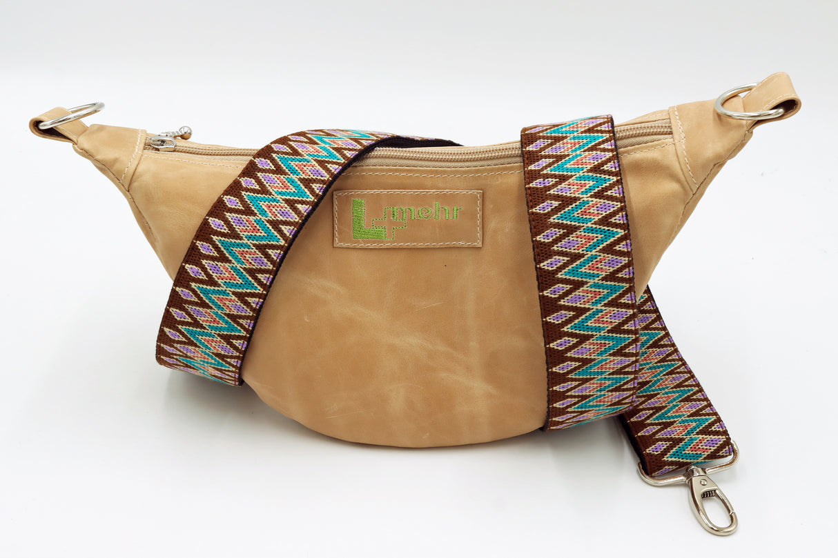 Crossbody Bag aus echtem Leder / Schweizer Handarbeit 'Terra Eleganza'