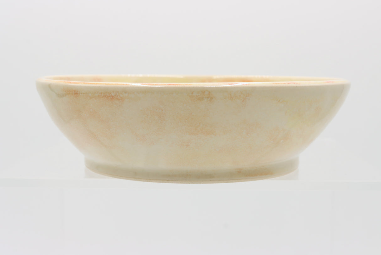 Keramikschale „Sonnenblüte“ – Gelb & Rosé