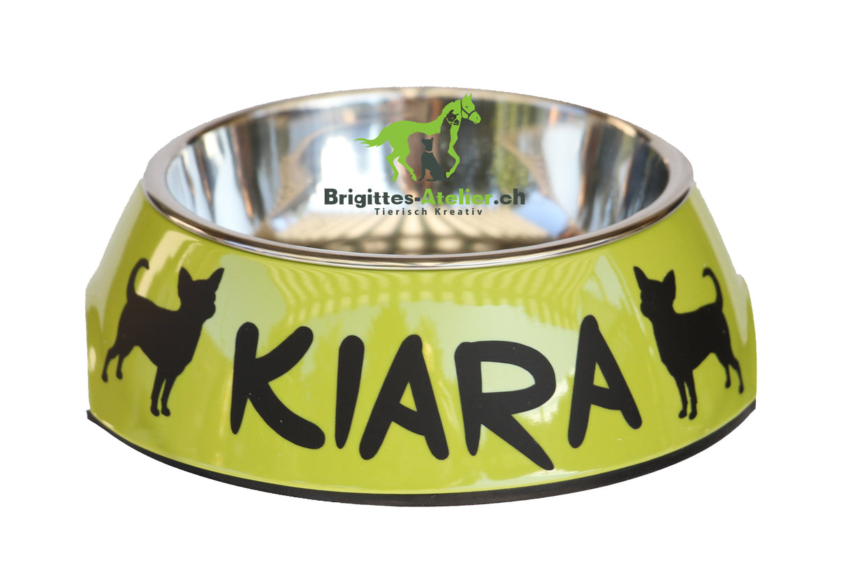 Hunter Melaminnapf limone