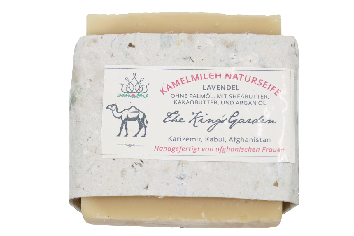 Naturseife Lavendel 100 g mit Kamelmilch OHNE PALMÖL