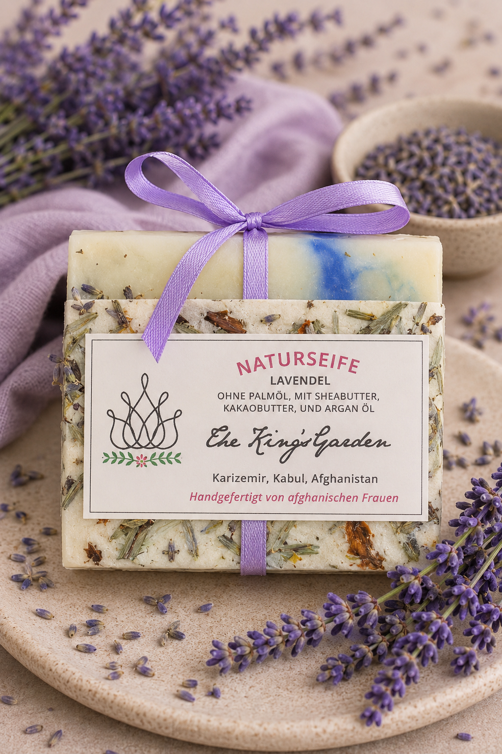Naturseife Lavendel 100 g OHNE PALMÖL