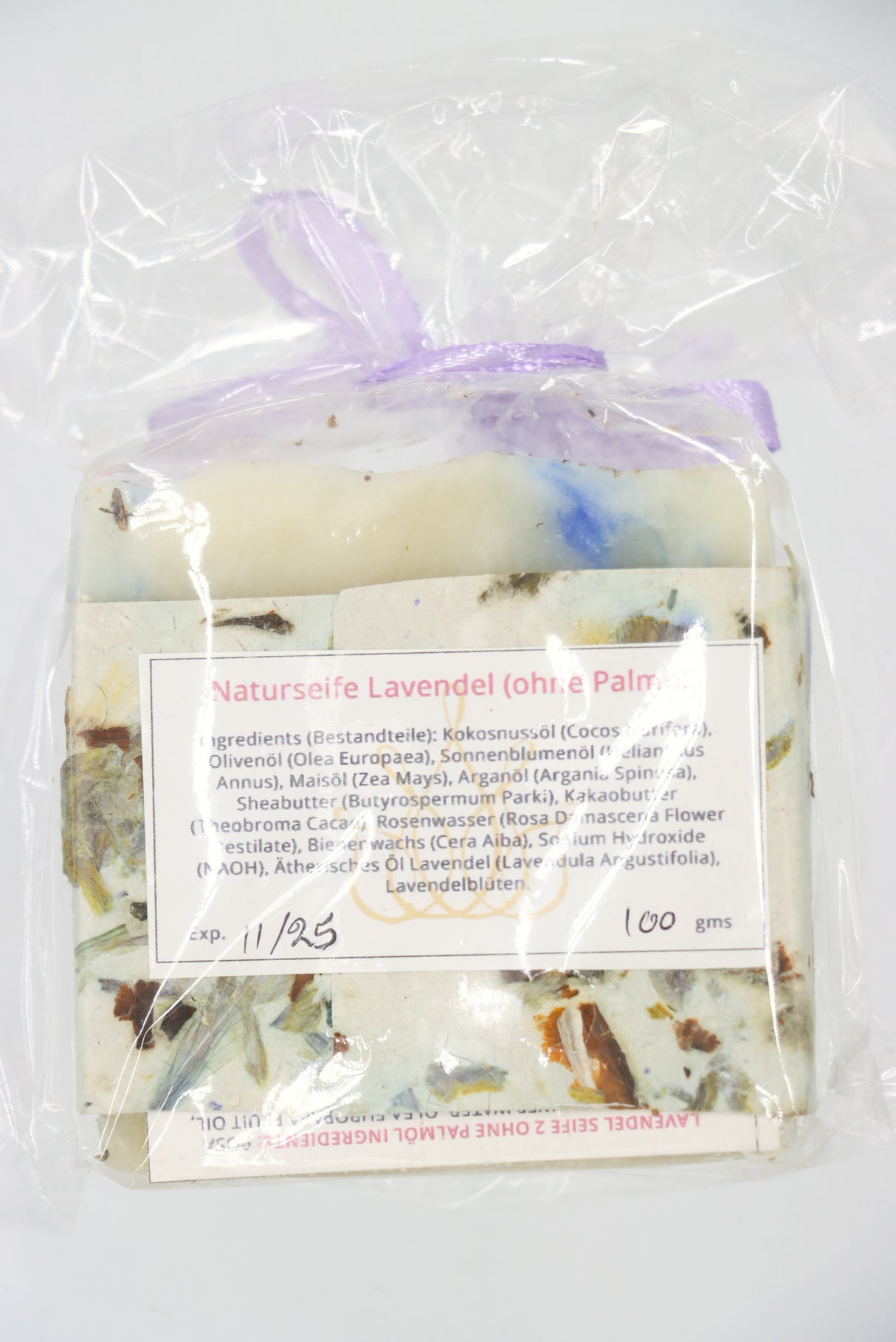 Naturseife Lavendel 100 g OHNE PALMÖL