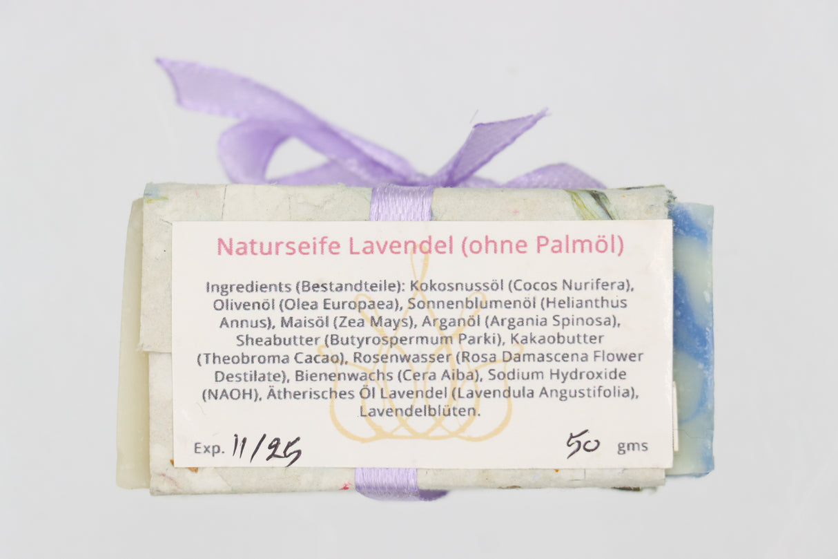 Naturseife Lavendel 50 g OHNE PALMÖL