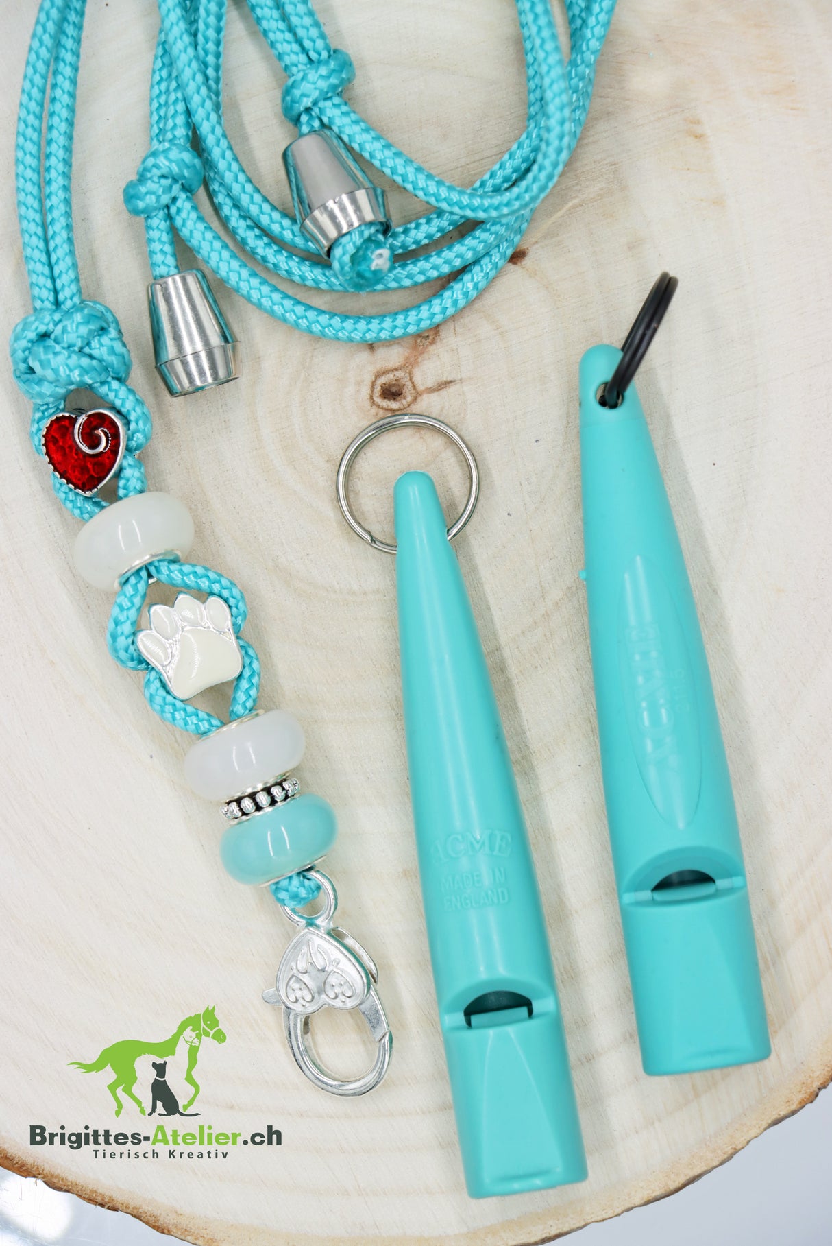 Design-Pfeifenband Niara - helles Wasser