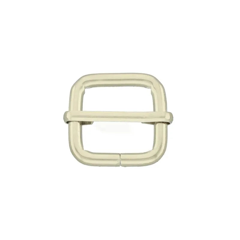 Schieber, Versteller, Stegschnalle / vernickelt