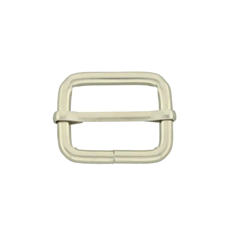 Schieber, Versteller, Stegschnalle / vernickelt