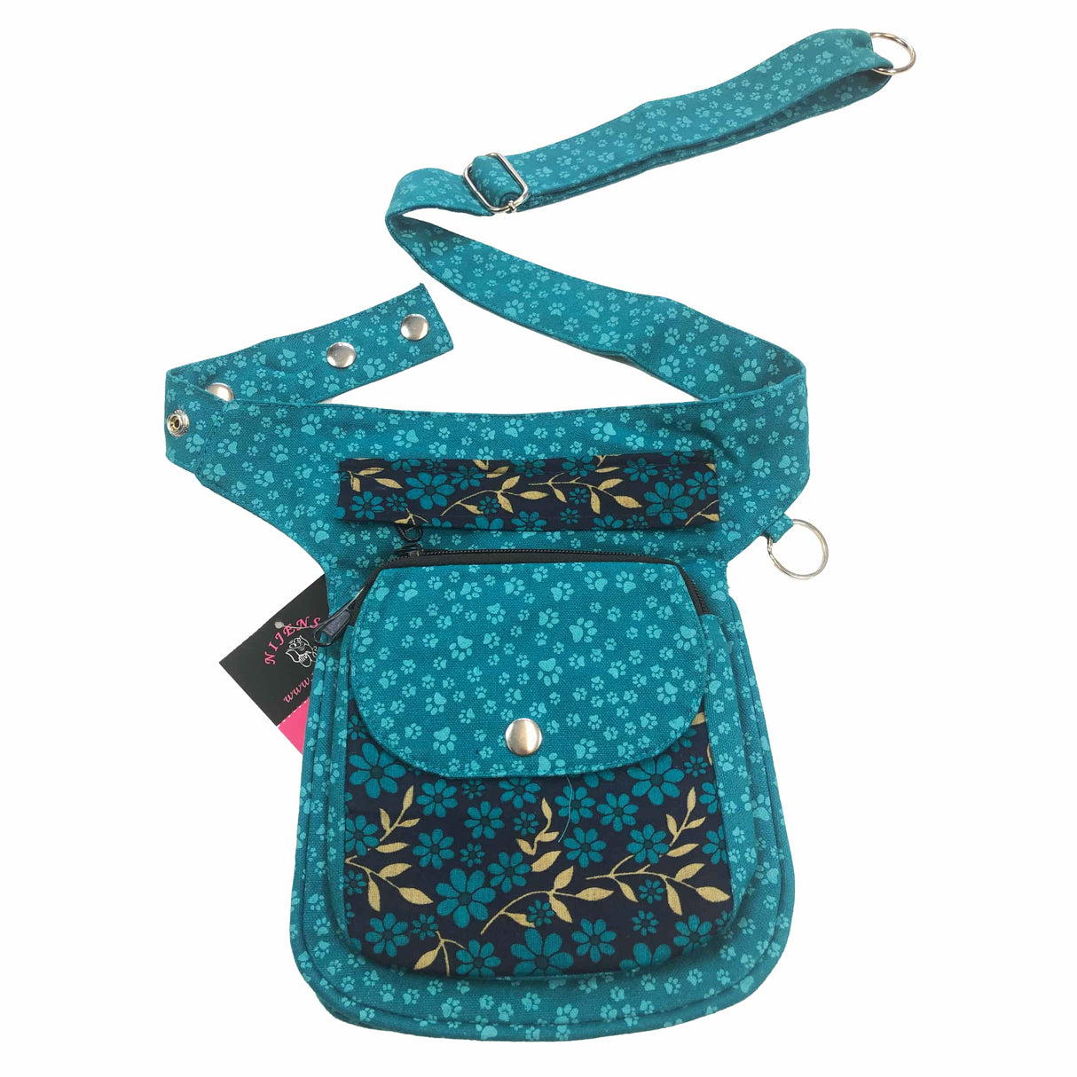 Nijens Gassitasche Hannover Pfoten HS-738 Canvas