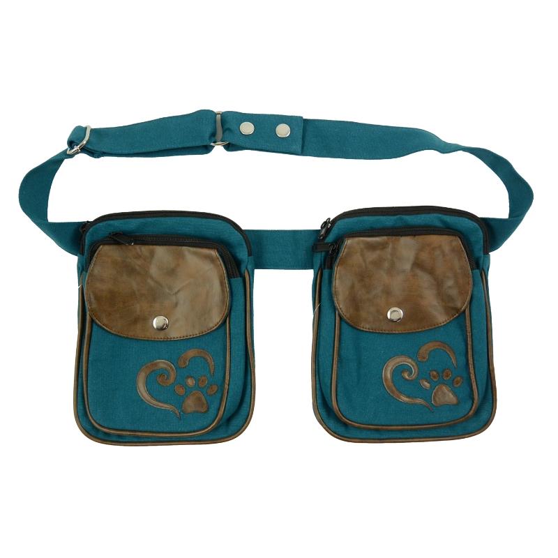 Nijens Gassitasche Dresden Herz mit Pfote 06002 Canvas