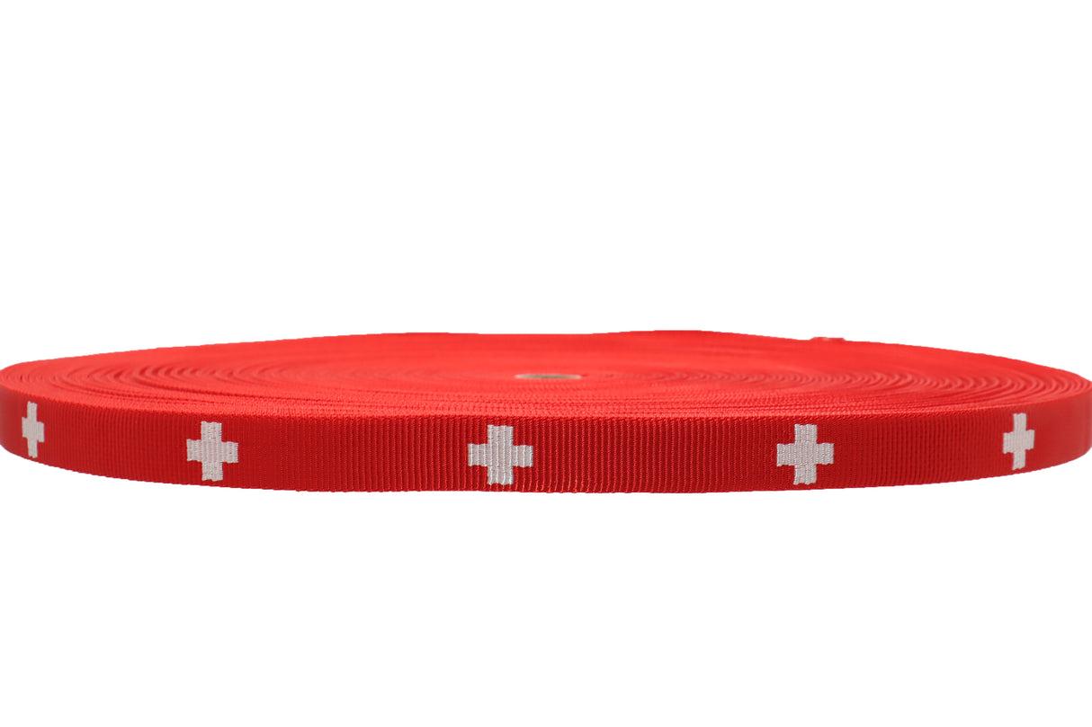 Schweizer Kreuz / PA-Gurtband- Made in Germany - OEKO-TEX® Klasse 1 / 20 mm