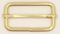 Schieber, Versteller, Stegschnalle / gold