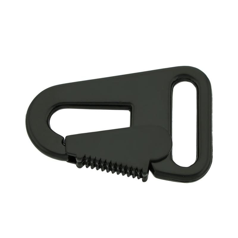 Karabiner Schnapper 45 x 25 schwarz