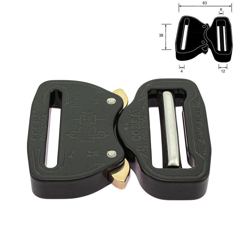 COBRA® PRO STYLE 38 mm schwarz mit Schieber