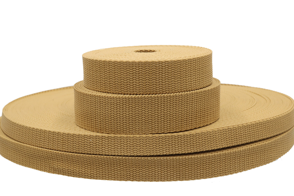 Polypropylen Gurtband ( PP ) dunkelbeige