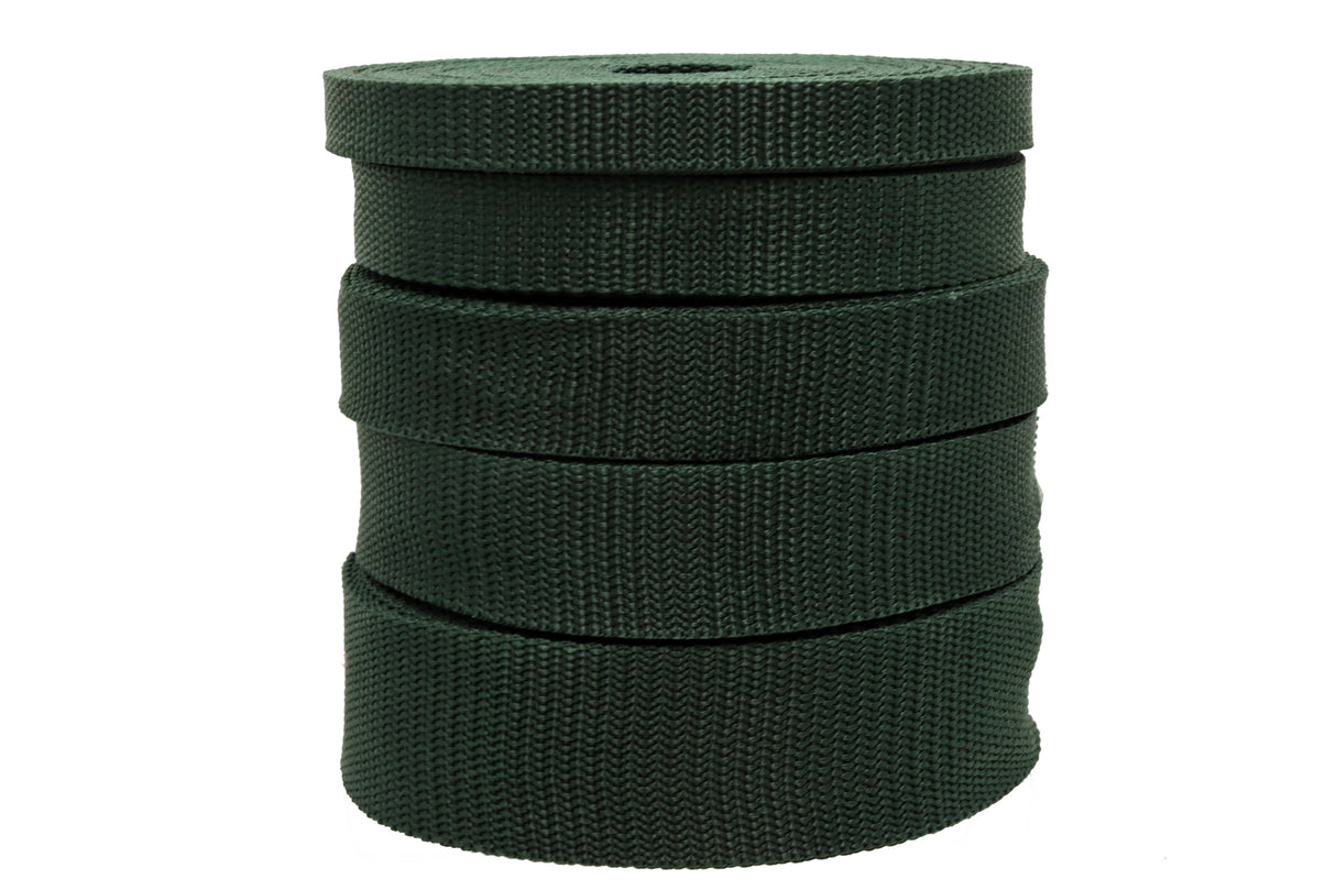 Polypropylen Gurtband ( PP ) dunkelgrün