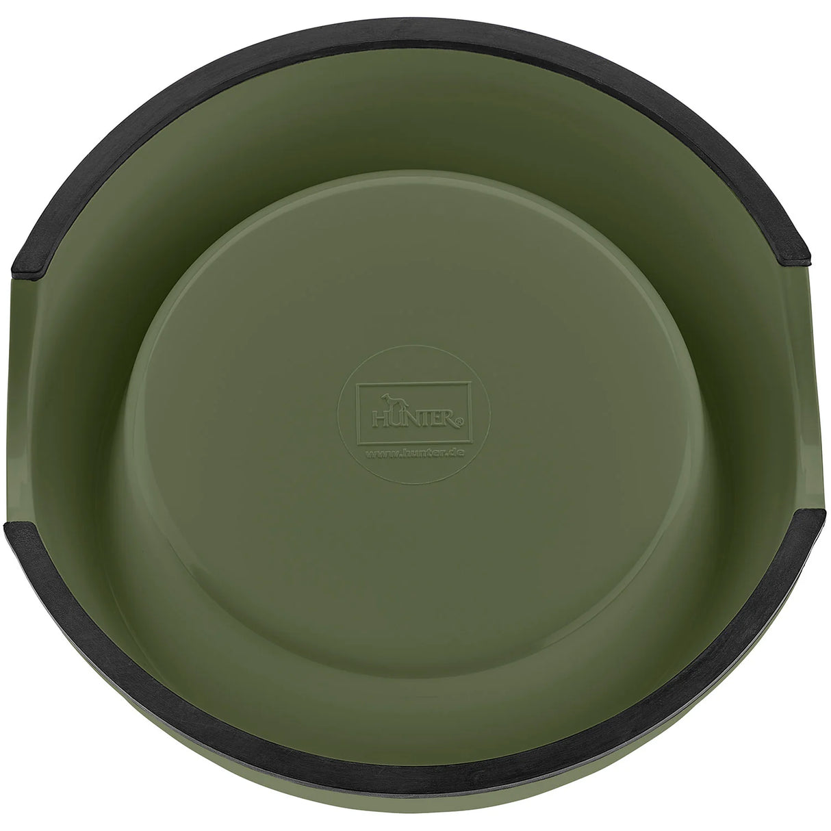 Hunter Melaminnapf khaki mit oder ohne Beschriftung